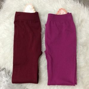 Fleece lined leggings‎